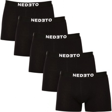 Nedeto 5PACK pánské boxerky černé 5NDTB001-brand