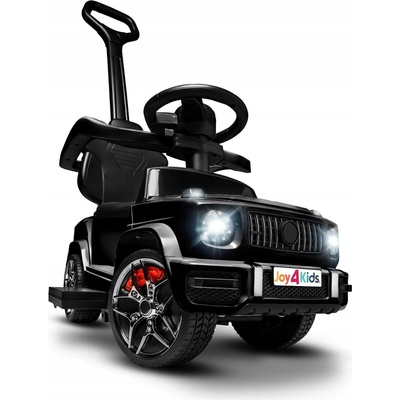 Joy4kids s rukojetí a výsuvnými stupačkami, černé