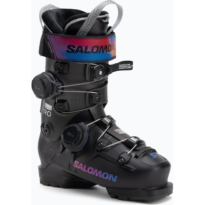 Salomon Дамски ски обувки Salomon S/Pro Supra Dual Boa 115 W black/beluga metallic/beetroot purple