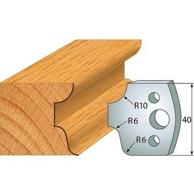 IGM profil 045 - pár nožů 40x4mm SP