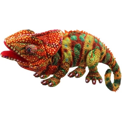 Кукла за театър, Големи същества, 45 см. , Хамелеон оранжев