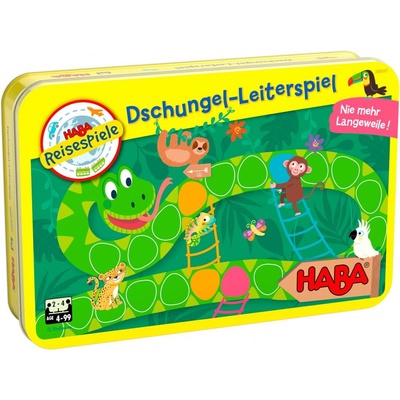 Haba Rebríky v džungli magnetická v kovovej krabici