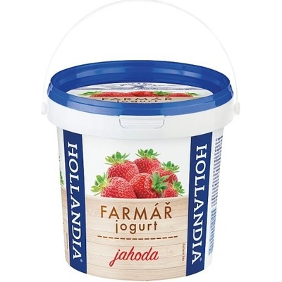 Hollandia Krémový jogurt farmár jahoda s kultúrou BiFi 1 kg