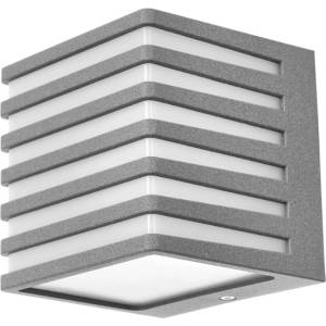 ELBULGARIA LED външен аплик Elbulgaria - Stockholm, 12W, IP44, 4000K, малък, сив (2964-1wgs)