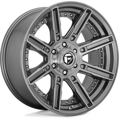 FUEL D710 ROGUE platinum 10x20 6x139,7 ET-18 brushed gunmetal tinted clear