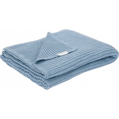 Little Dutch Deka pletená Pure Denim Blue