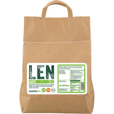 BIO len hnědý, 5 kg