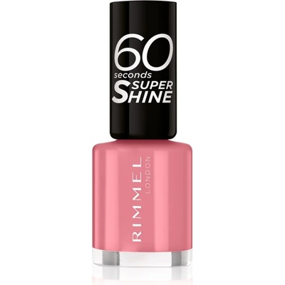 Rimmel 60 Seconds Super Shine лак за нокти цвят 405 Rose Libertine 8ml