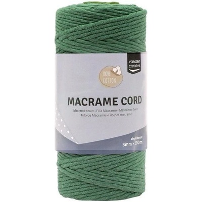 Vaessen Creative Macramé příze 3mmx100m olivově zelená