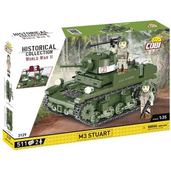 COBI II WW M3 Стюарт, 1: 35, 511 к, 2 ф