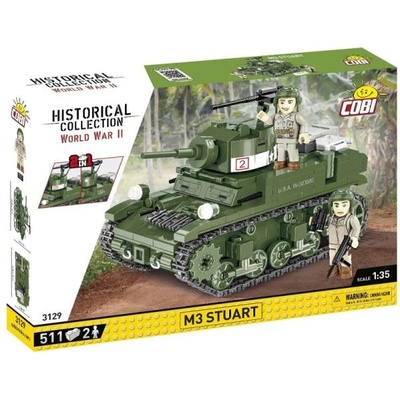 COBI II WW M3 Стюарт, 1: 35, 511 к, 2 ф