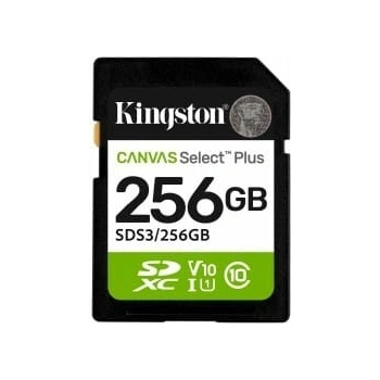 Kingston SDXC Canvas Select Plus Gen3 256GB SDS3/256GB