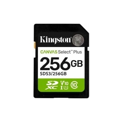 Kingston SDXC Canvas Select Plus Gen3 256GB SDS3/256GB