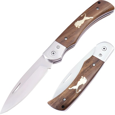 IZMAEL Outdoorový skládací nůž WG752 Hnědá 7.9 cm