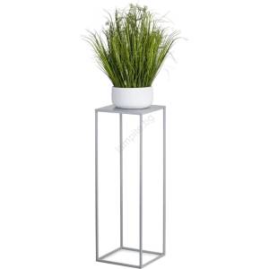 HowHomely Стойка за цветя 70x24 см сив (DD0584)