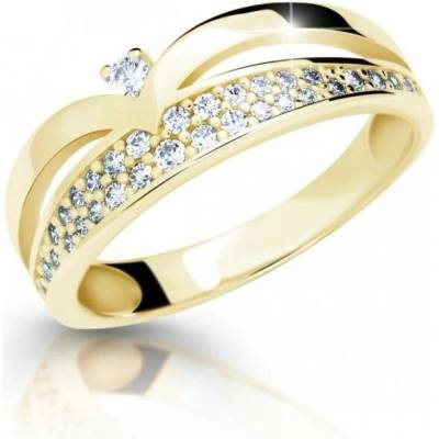 Cutie Jewellery Krásný prsten ze zlata se zirkony Z6820 2544 10 X 1