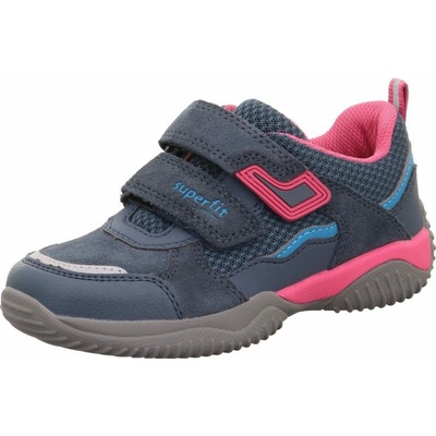 Superfit dievčenské tenisky STORM Blau/Pink
