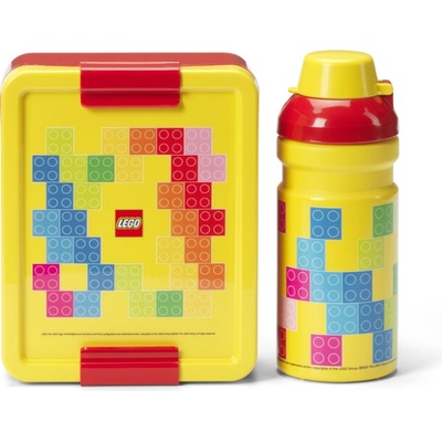 LEGO Brick desiatový set červená žltá