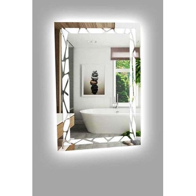 Lidiya Mirror Огледало за баня LED осветление LM Cosmic Ripple 500×700мм