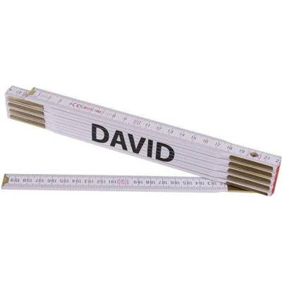 Kola Pirkl Metr skládací 2m DAVID Profi bílý dřevo