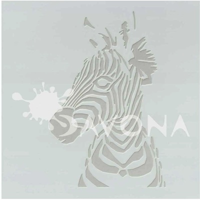 Creatissimo plastová šablona Zebra 20 x 20 cm