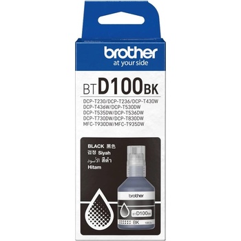 Brother Мастило BROTHER BTD100BK, Black (BTD100BK)