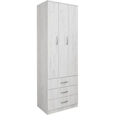 Matis Гардероб с врата хармоника fortuna soft fb75 снежен дъб