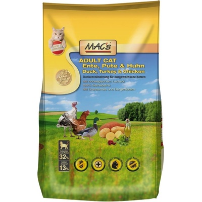MACs cat dry ADULT ENTE/pute/huhn 7 kg