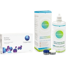 Cooper Vision Biofinity Multifocal 3 šošovky + Solunate Multi-Purpose 400 ml s puzdrom
