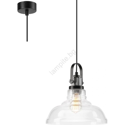 LAMKUR Полилей на въже SINGLE 1xE27/60W/230V (LA40844)