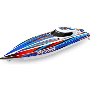 Traxxas Лодка с дистанционно управление Traxxas Disruptor 4S 40+ MPH High-Performance Boat Blue TRX106064-4-BLUE (TRX106064-4-BLUE)