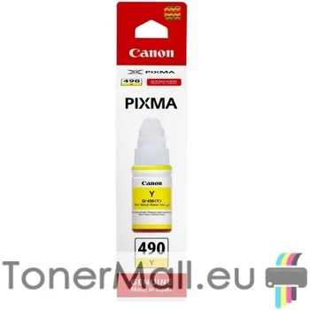 Canon Бутилка с мастило CANON GI-490 Yellow (0666C001AA)