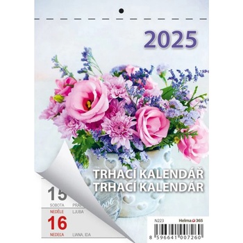 Týdenní trhací A5 Týždenný trhací A5 nástěnný 2024