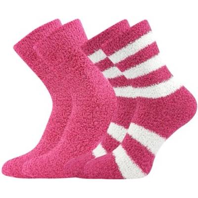 Boma dámské zimní ponožky SVĚTLANA 2pack v balení magenta