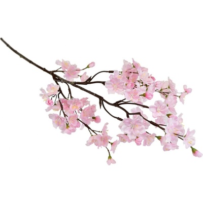Třešňová větev světle růžová 78 cm