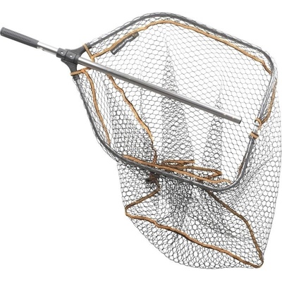 Savage Gear Pre Folding Rubber Large Mesh Landing Net L 65x50cm