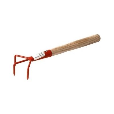 Drápek 3 prsty s násadou 27 cm Rosteto - oranžová