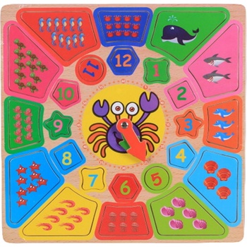 Image 1 of EmonaMall Дървен часовник (пъзел) EmonaMall - Код W3408 (W3408-200099760-6952000997603)