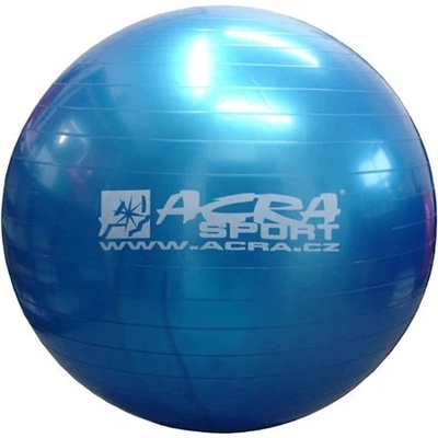 ACRA Míč overball 550 mm modrý fitness gymball rehabilitační do 120 kg – Hledejceny.cz