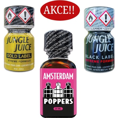 Jungle Juice Poppers Amsterdam mix pack 3 x 24 ml