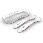Nuvita Комплект вилица и лъжица в кутийка Nuvita, розов (8477) - ozone