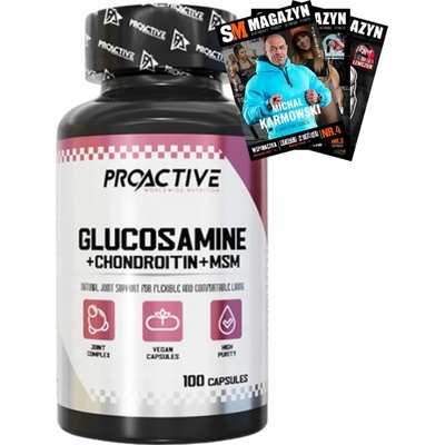 Proactive Glukosamín+Chondroitín+MSM 100 kapsúl