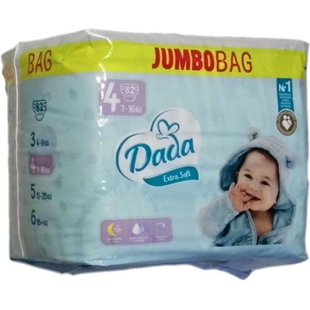 Dada Extra Soft Jumbobox 4 7-18 kg 82 ks