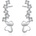 Silenti Jewelry Сребърни обеци "Подем