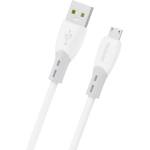 Dudao Кабел за зареждане Dudao L25SM USB-A / micro USB - Бял / 1m KP41481