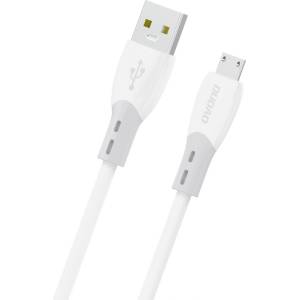 Dudao Кабел за зареждане Dudao L25SM USB - A / micro USB - Бял / 1m KP41481