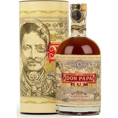 Don Papa 40% stará receptura 0,7 l (tuba)
