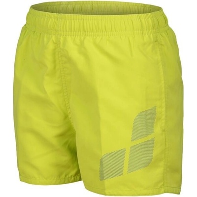 Arena BEACH short logo jr chlapecké šortky světle zelená