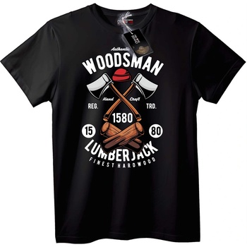 NOONEBRAND Тениска Дървосекач - 5XL, Black