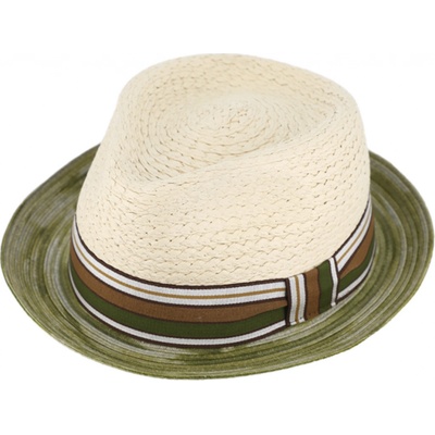 Fiebig Headwear since 1903 Letní klobouk Trilby Trilby Prayer zelený